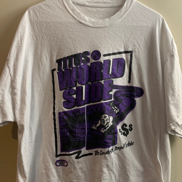 Men's Titus O'Neal "Titus World Slide" T-Shirt XXL - Picture 1 of 1